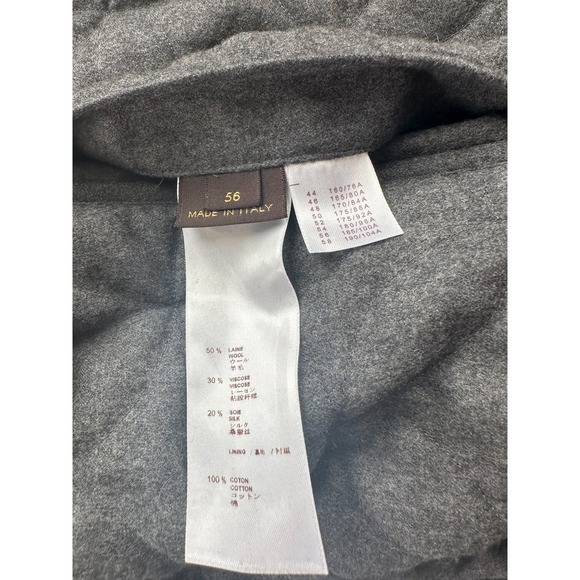 Louis Vuitton Navy Embroidered Reversible Bomber Jacket - Picture 7 of 8